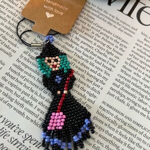 Witch Beaded Keychain 🧹